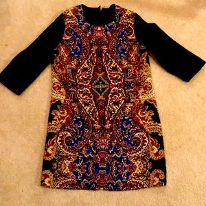 Rachel Zoe Oren Print Paisley Mini Dress
